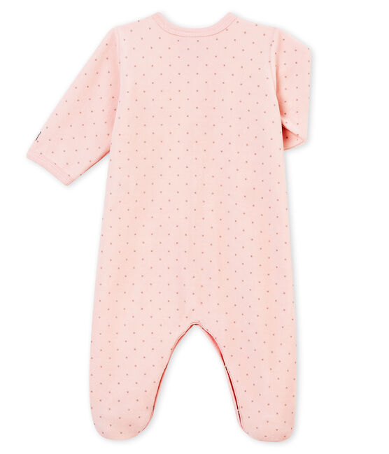 Baby's sleepsuit JOLI pink/CONCRETE grey