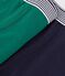 Pack of children's boxers in plain cotton and elastane multicolor