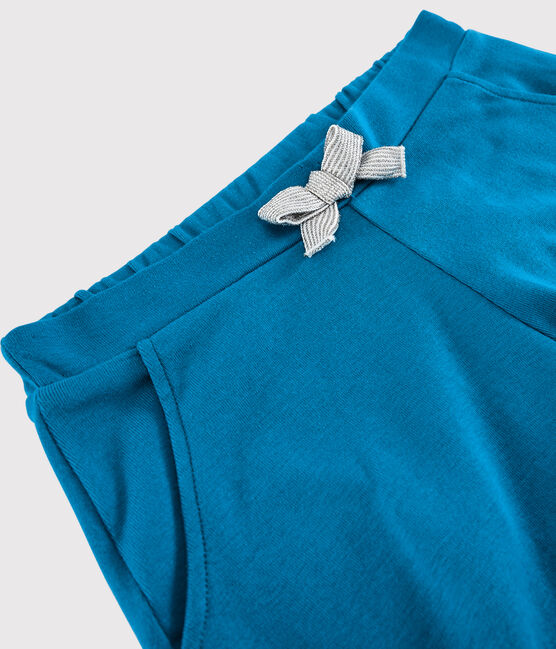 Girl's Cotton Shorts MYKONOS blue