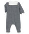 Baby Boys' Velour Sleepsuit SMOKING blue/MARSHMALLOW white
