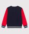 Unisex Children's Fleece Baseball Cardigan PEPS red/SMOKING blue