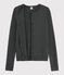 Women's Iconic Cotton Cardigan CITY CHINE grey