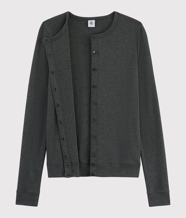 Women's Iconic Cotton Cardigan grey