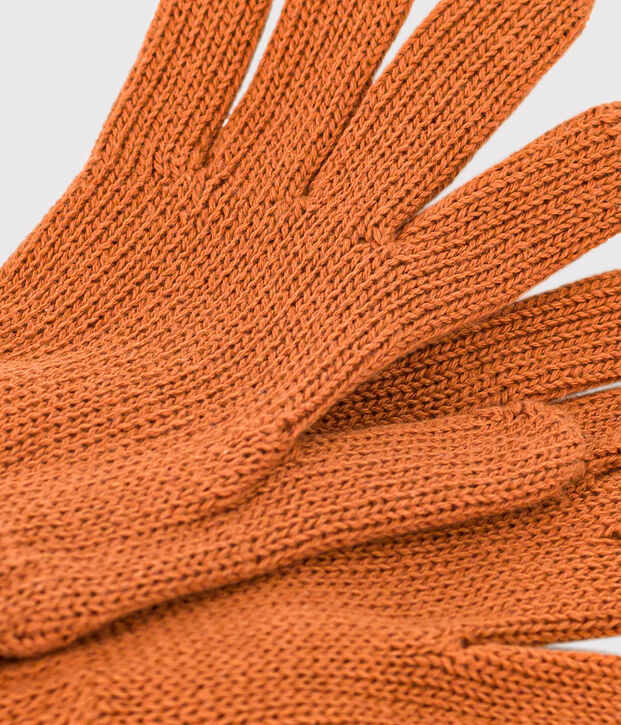 Unisex Knitted Gloves brown