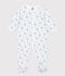 Babies' floral print cotton pyjamas white/multicolor