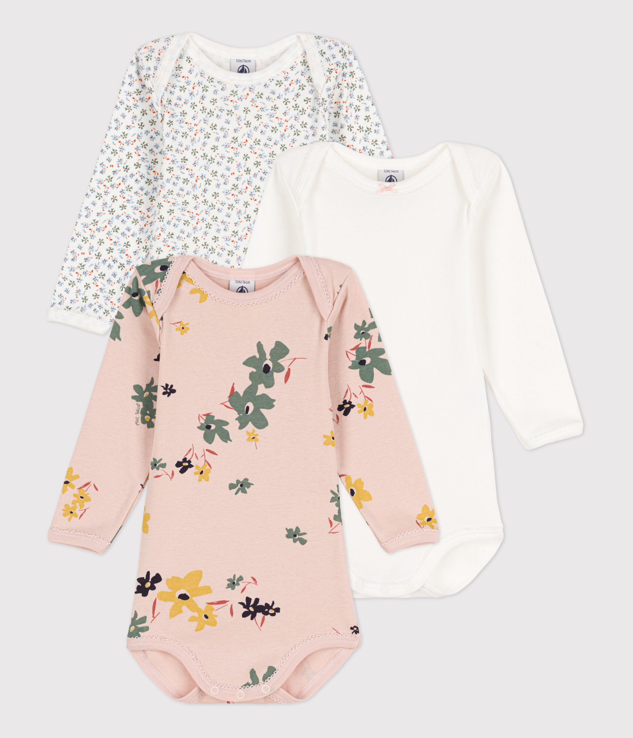 Petit bateau long sleeve bodysuit cheap