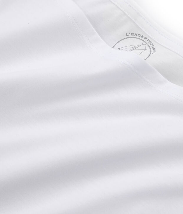 Women's Short-Sleeved Cotton Sea Island T-Shirt white