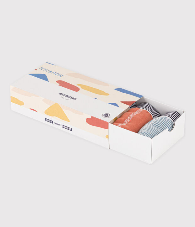 Boys' Cotton Boxer Shorts - 5-Pack multicolor
