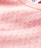 Women's strappy top with decorative touches CHARME pink/ECUME white