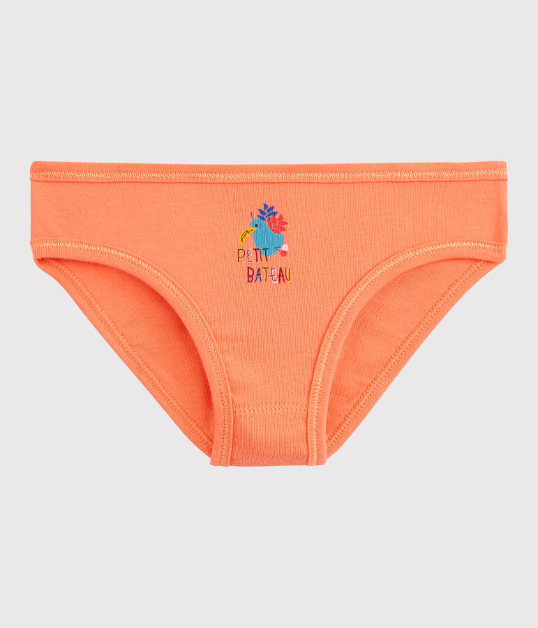 Girls' Cotton Knickers CORAL