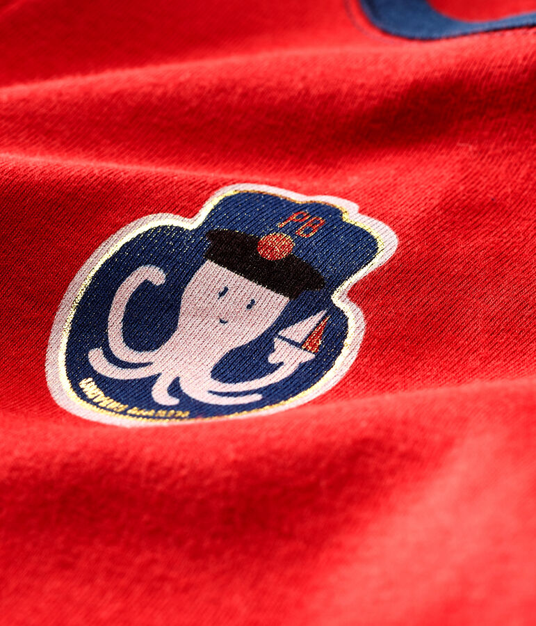 Baby boys' t-shirt with motif red