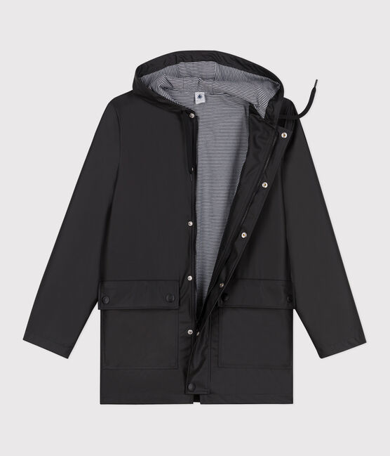 Iconic raincoat for men or women NOIR black