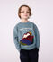 Children's patterned cotton sweatshirt GOBELIN blue