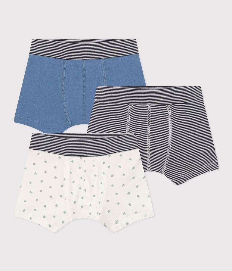 Children's Cotton Boxers - 3-Pack multicolor