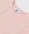 Women's Straight Fit Organic Cotton Round Neck T-Shirt SALINE pink