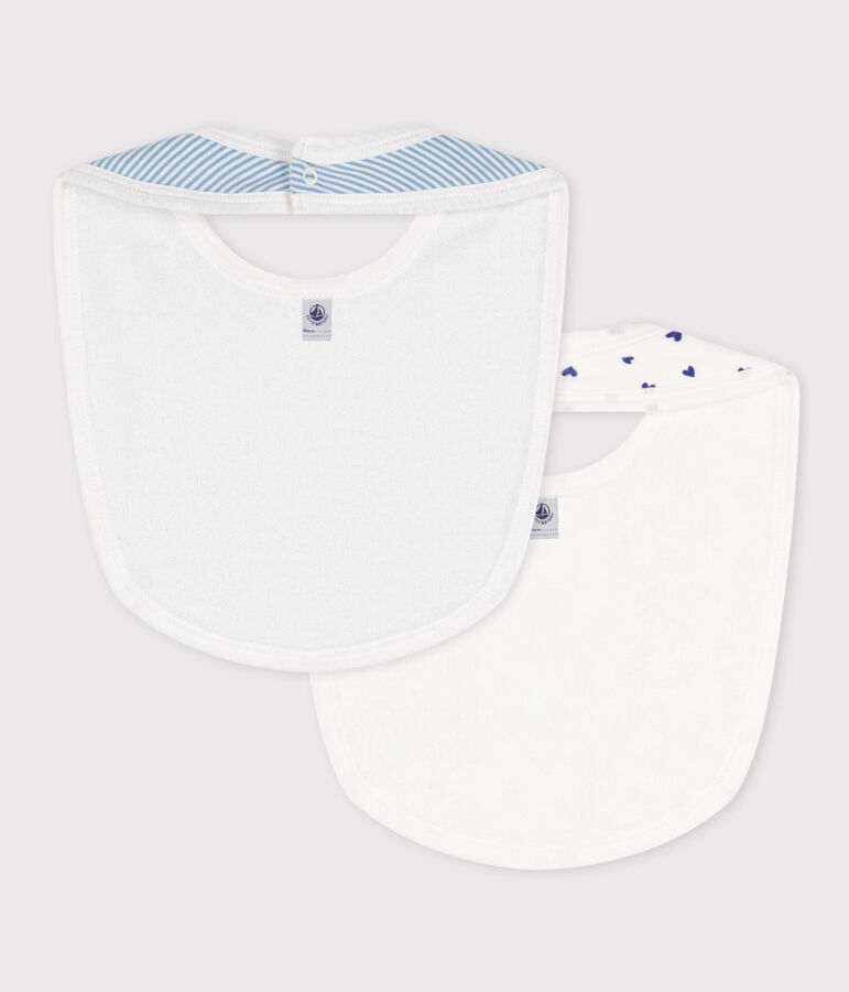 PACK OF 2 COTTON BABY BIBS multicolor