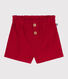 Babies' plain corduroy shorts