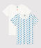 Girls' Graphic Floral Print Short-Sleeved Organic Cotton T-Shirts - 2-Pack variante 1
