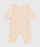 Babies' fleece jumpsuit AVALANCHE white/MULTICO