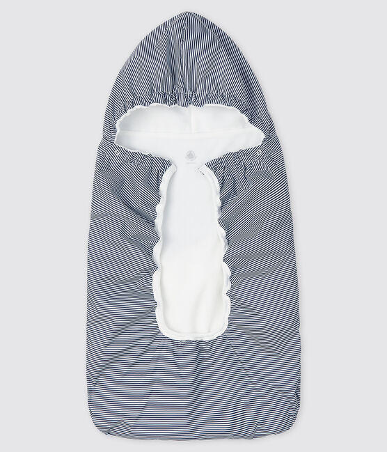 Baby Carrier Protector SMOKING blue/MARSHMALLOW white