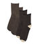 Women's Mid-High Socks Set NOIR black/OR yellow
