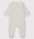 Babies' Bunny Tube Knit Sleepsuit
