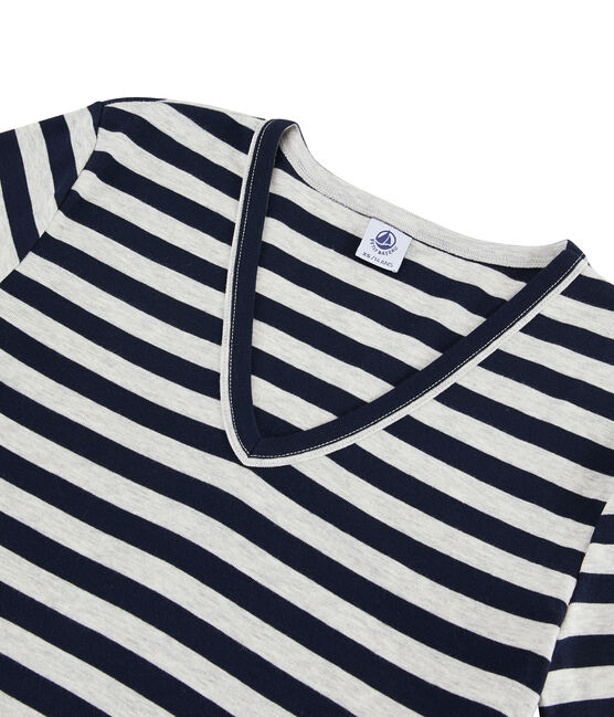 Women's Iconic T-Shirt SMOKING blue/BELUGA grey