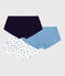 Pack of apple-print cotton shorties for children variante 1