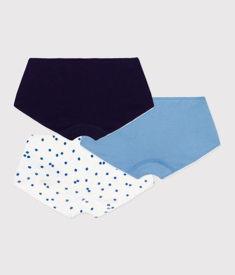 Pack of apple-print cotton shorties for children variante 1