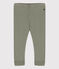 Babies' Plain Cotton Leggings MARECAGE green