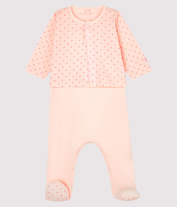 Babies' Ribbed Clothing - 2-Piece Set pink/pink