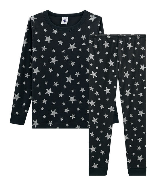 Boys' Snugfit Ribbed Pyjamas CAPECOD grey/ARGENT grey