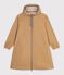 Women's long raincoat in two colours LATTE