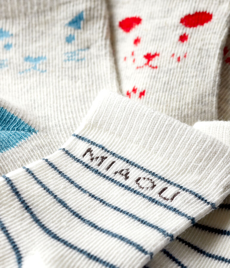 Set of 3 pairs of socks multicolor