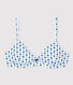 Girls' Graphic Floral Print Pattern Organic Cotton and Elastane Padded Bra