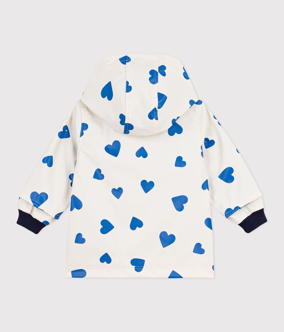 Babies' iconic raincoat MILK blue/CREPUSCULE