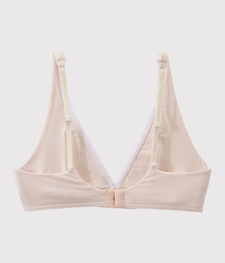 Women's Stretch Cotton Bra pink