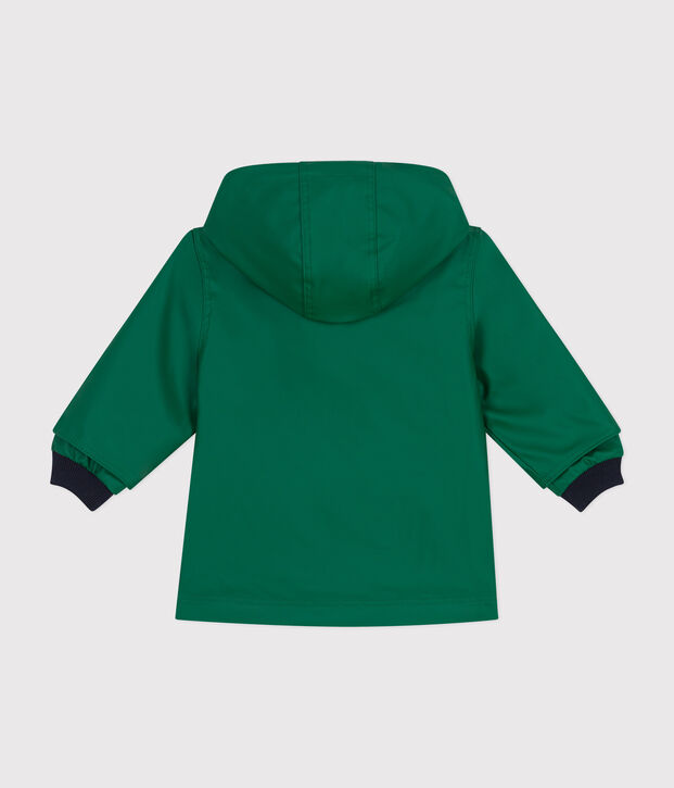 Babies' iconic raincoat green