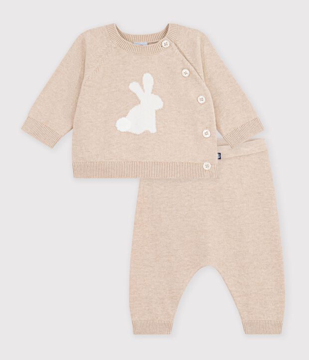 Patterned knitted set for babies PAIN