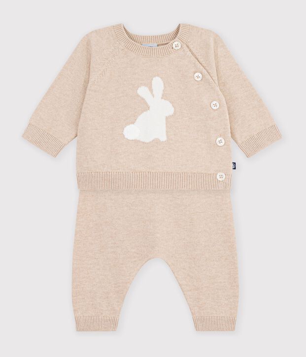 Patterned knitted set for babies PAIN