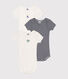 Babies' Short-sleeved Cotton Bodysuits - 3-Pack