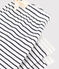 Babies' Sailor Striped Cotton Tube Knit Trousers MARSHMALLOW white/SMOKING blue