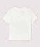 Baby Boys' Short-Sleeved Cotton T-Shirt MARSHMALLOW white