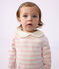Babies' cotton  Breton top MILK pink/MARQUISE