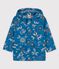CHILDREN'S UNISEX ICONIC RECYCLED RAINCOAT BRASIER blue/MULTICO white