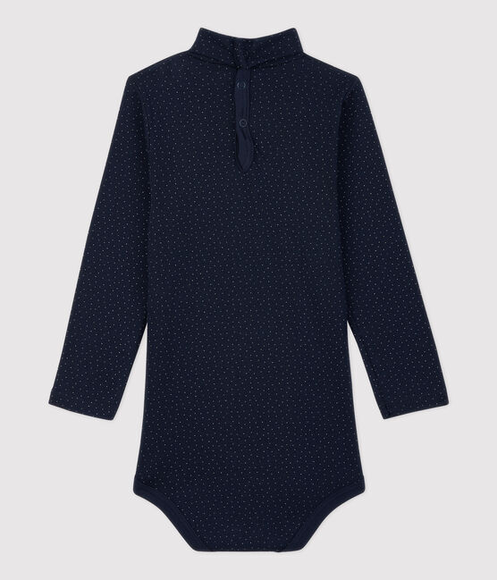 Babies' Cotton Bodysuit SMOKING blue/MARSHMALLOW white