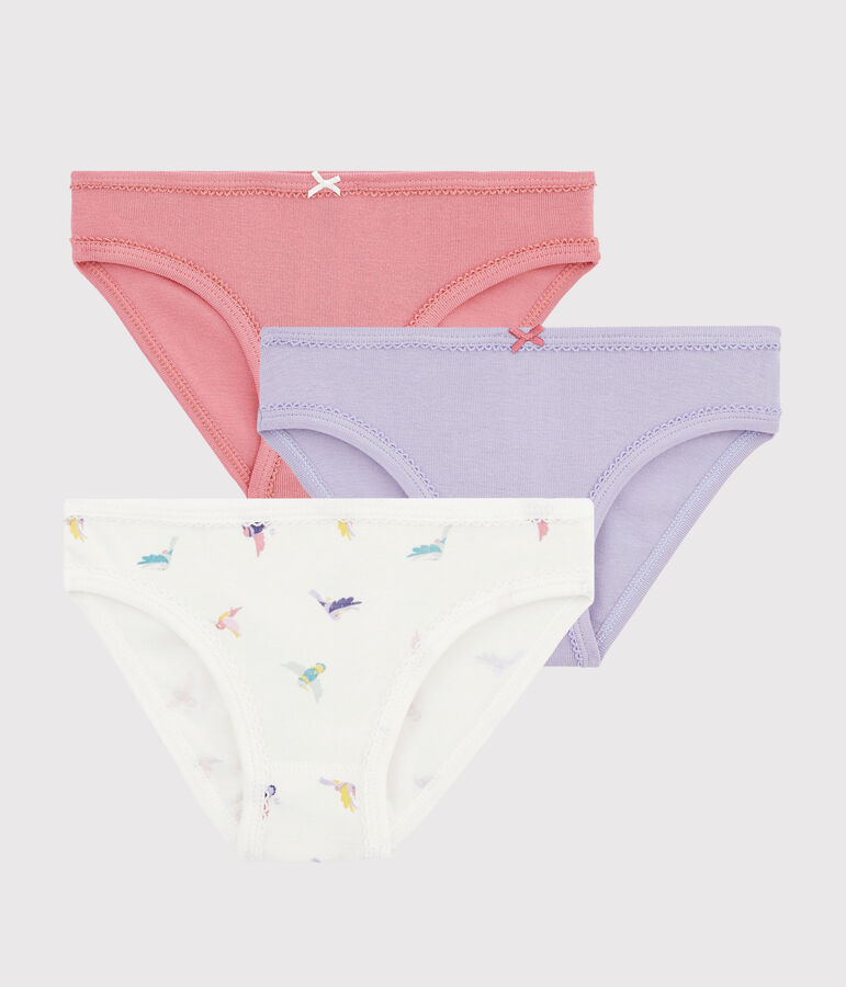 Girls' Bird Print Knickers - 3-Piece Set variante 1