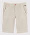 Boys' Seersucker Bermuda Shorts MARECAGE /MARSHMALLOW
