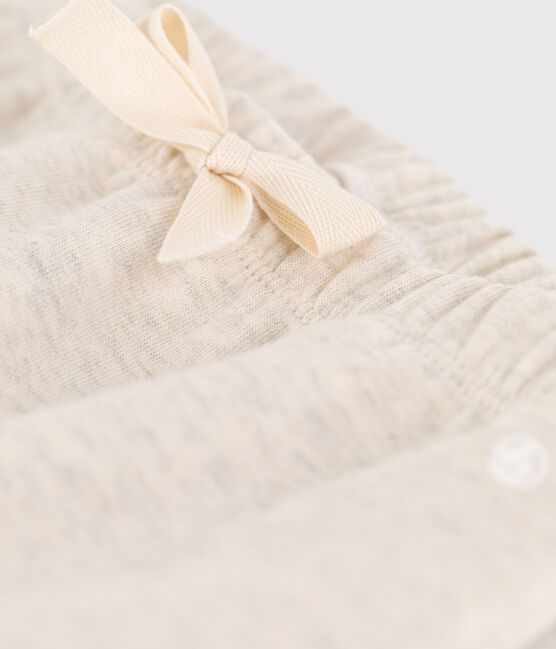 Babies' Thick Jersey Trousers MONTELIMAR CHINE beige