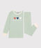 Children's Plain Cotton Pyjamas HERBIER green